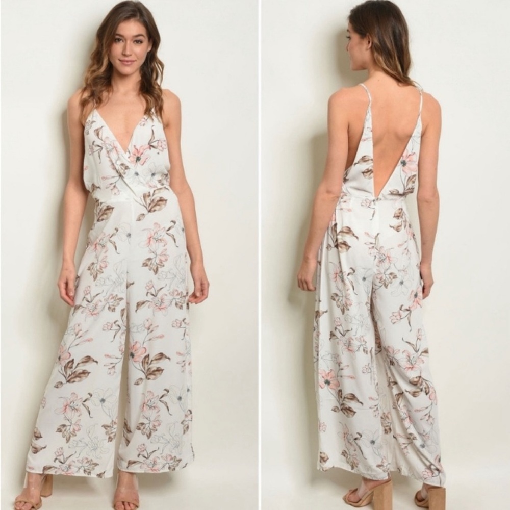Lush Rayon Floral Jumper